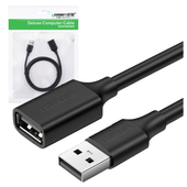 kabel usb 2.0 przedłużający ugreen us103, 2m (czarny)