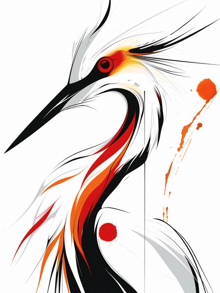 Plakat 75x100cm Bocian zdjęcie 1