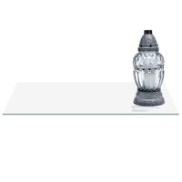 SZKLANA PODSTAWKA POD ZNICZE Z DEDYKACJĄ 52x80cm Szkło 485W