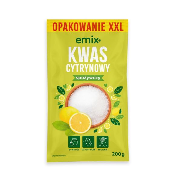 Emix Kwas Cytrynowy spożywczy 200g zdjęcie 1