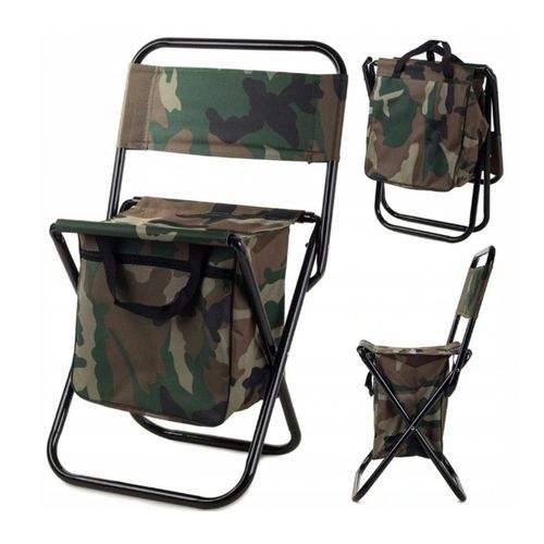 składane krzesło turystyczne, wędkarskie ze schowkiem krt06moro na Arena.pl