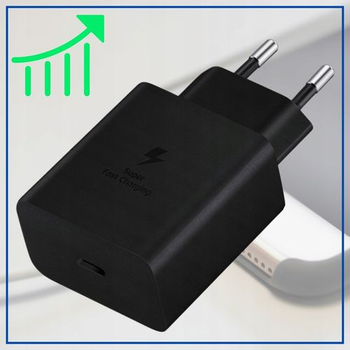 SZYBKA ŁADOWARKA SIECIOWA TELEFONU MOCNA 45W + KABEL USB-C 1M na Arena.pl
