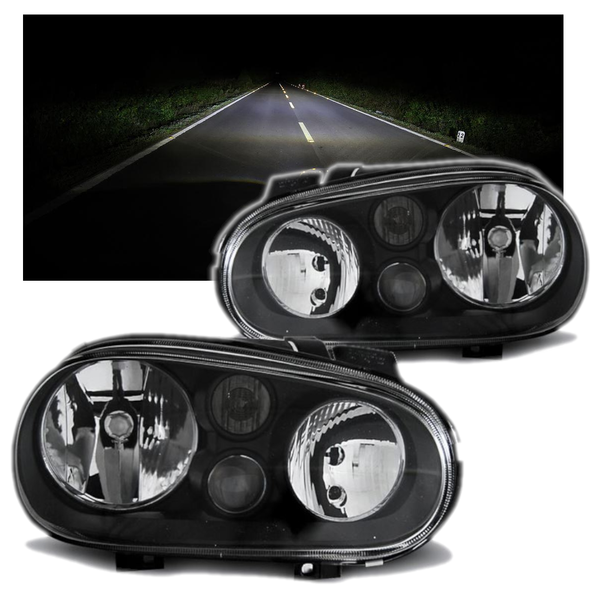 LAMPY Reflektory Do  VW GOLF IV 4 Od 1997 Do 2003 DEPO HALOGEN  NOWE H7/H1 zdjęcie 2