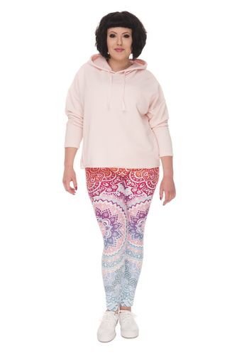 LEGGINSY PLUS SIZE AZTEC ROUND OMBRE na Arena.pl