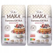 To ta! Mąka pszenna tortowa extra typ 405 1 kg x 2 sztuk