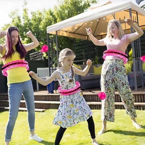 HULA HOP ODCHUDZAJĄCE Z WYPUSTKAMI MASAŻEREM 50 cm RÓŻOWE na Arena.pl