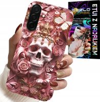 ETUI DO SAMSUNG GALAXY A36 5G - KOBIECE, MODNE WZORY, CZASZKA W RÓŻE