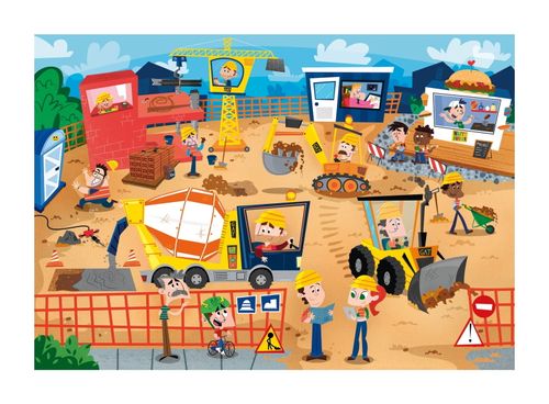 PUZZLE 60 CLEMENTONI PLAC BUDOWY 26990 na Arena.pl