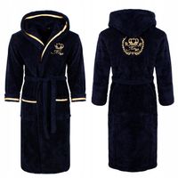 SZLAFROK Z KAPTUREM 2XL CIEPŁY GRUBY męski XXL super jakość