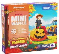 Marioinex klocki WAFFLE mini FARMER - Koparka, 50 elementów