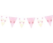 Girlanda papierowa flagi Kotki 200cm