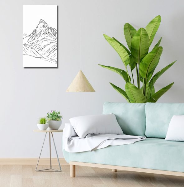 Obraz 30x60cm Górski Szkic zdjęcie 2