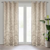 Zasłona gotowa na przelotkach DEBRA Eurofirany beżowy