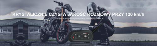 Interkom Motocyklowy EJEAS E6 Full Duplex GRATIS na Arena.pl