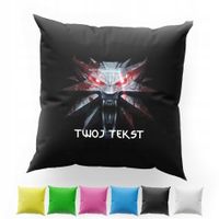 POSZEWKA Z NADRUKIEM BAWEŁNIANA 40x40CM - WIEDŹMIN WITCHER GRA FILM