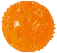 KERBL Piłka gumowa TPR piszcząca zabawka psa masuje dziąsła pływa 7,5 cm