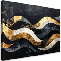 Obraz do salonu sypialni biura loftu, Fale Geometryczna 30x20