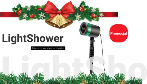 Star Light Shower- projektor laserowy 9 trybów pracy na Arena.pl