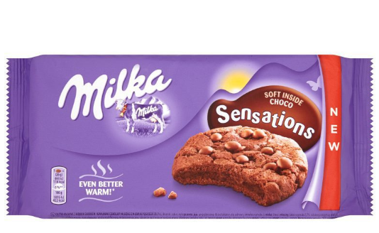 MILKA CIASTKA SOFT INSIDE CHOCO SENSATIONS 156G zdjęcie 1