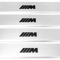 Listwa progowa BMW 7 SERIES G12 M Stal nierdzewna 304 mat z czarnymi litera