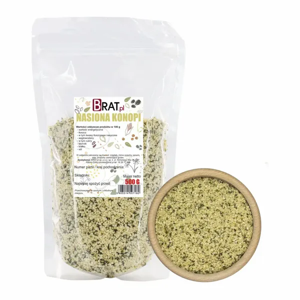 Nasiona konopi 500g zdjęcie 1