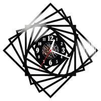 Zegar ścienny z płyty winylowej geometria 930.14