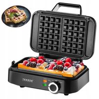 GOFROWNICA NA 2 DUŻE GOFRY REGULACJA TEMPERATURY i STOPNIA WYPIEKANIA 2200W