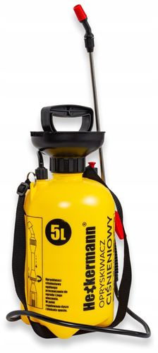 RĘCZNY OPRYSKIWACZ CIŚNIENIOWY SPRYSKIWACZ DUŻA POJEMNOŚĆ 5L REGULACJA DYSZ na Arena.pl