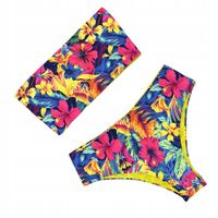 STRÓJ KĄPIELOWY DWUCZĘŚCIOWY DAMSKI KOMPLET BIKINI GÓRA I DÓŁ KOSTIUM BASEN