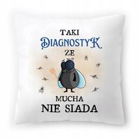 Poduszka Dla Diagnostyka Na Urodziny Prezent Z Nadrukiem Ze Zdjęciem