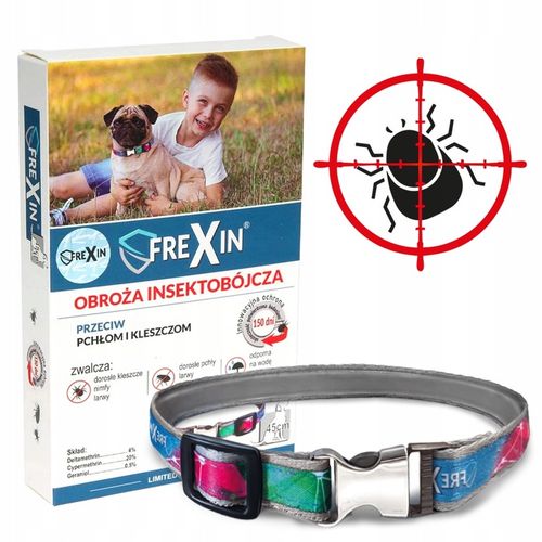 Obroża na pasożyty FREXIN dla Psów - 45 cm na Arena.pl