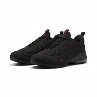 Buty męskie sportowe Puma Meza 31204408 czarno czerwone wygodne 45