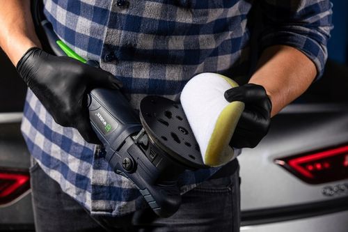 POLERKA SAMOCHODOWA 1500W MIMOŚRODOWA Z REGULACJĄ OSCYLACYJNA + GĄBKI +PADY na Arena.pl