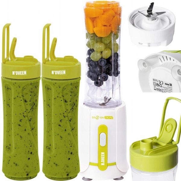 BLENDER SMOOTHIE KOKTAJL NOVEEN SB210 + 2 BUTELKI zdjęcie 1