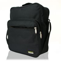 torba męska do pracy z nylonu sanchez - czarna