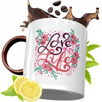 Kubek Bordowy Dla Dziewczyny Na Urodziny Prezent Z Nadrukiem Ze Zdjęciem