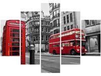 OBRAZ CZERWONA BUDKA TELEFONICZNA LONDYNIE