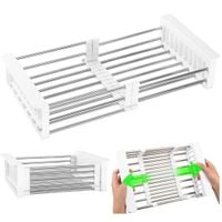 Ociekacz suszarka do warzyw ORDOS biały na zlew