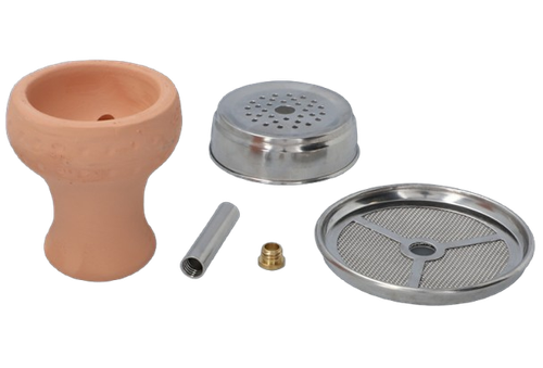 Cybuch do Shishy Hookah Bowl do Sziszy Gliniany Czarny Zestaw na Arena.pl