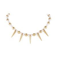 Naszyjnik z pereł i złotych kuleczek Aria Princess Collection