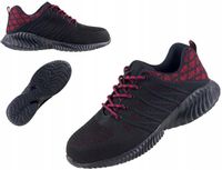 BARDZO LEKKIE buty robocze PRZEWIEWNE adidasy SPORTOWE z noskiem 246 SB 37