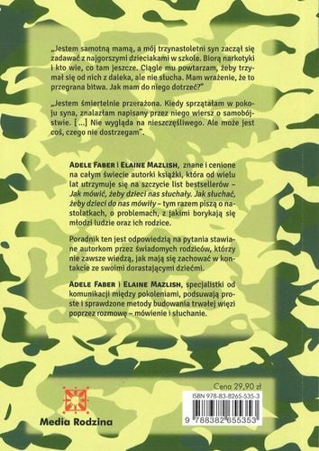 Jak mówić do nastolatków, żeby nas słuchały. Jak słuchać, żeby z nami rozmawiały - Adele Faber i Elaine Mazlish - oprawa miękka na Arena.pl