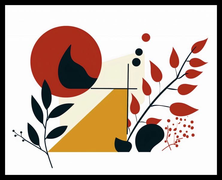 Plakat 50x40cm Ogień i Flora zdjęcie 2