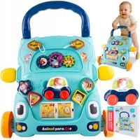 CHODZIK PCHACZ AUTKO ZABAWKA EDUKACYJNA INTERKATYWNA SORTER RUCHOME KLOCKI