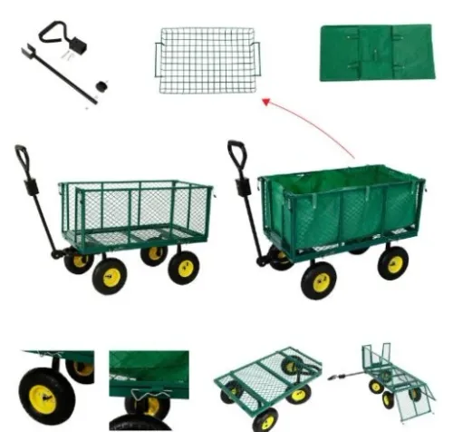 Wózek ogrodowy turystyczny transportowy przyczepka na Arena.pl