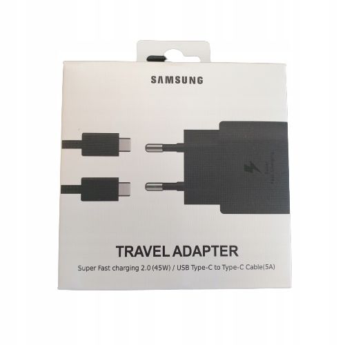 Ładowarka sieciowa Samsung USB typ C USB 45W +kabel zdjęcie 12