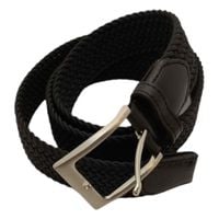 pasek pleciony fairwin unisex czarny