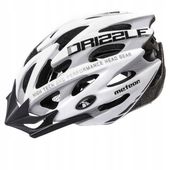 KASK ROWEROWY METEOR M 55-58 BIAŁO-SZARY 250 G