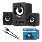 Głośniki Komputerowe 2.1 Subwoofer Zasilanie USB