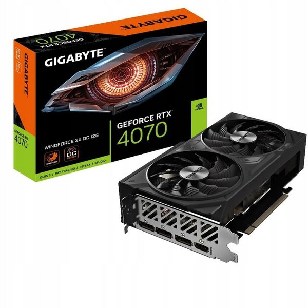 Karta graficzna GIGABYTE GeForce RTX 4070 WINDFORCE 2X OC zdjęcie 1